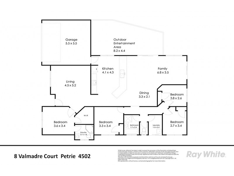 8 Valmadre Court, Petrie QLD 4502 Floorplan
