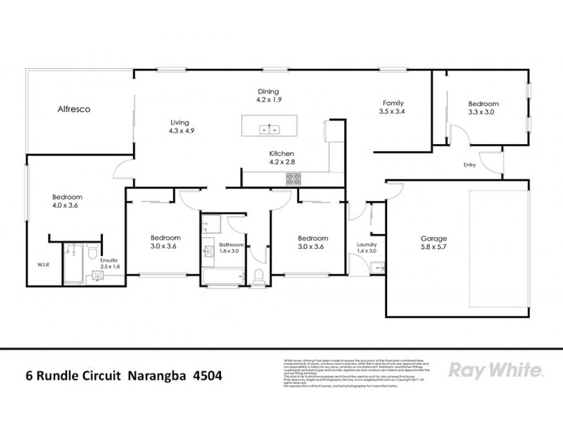 6 Rundle Cct, Narangba QLD 4504 Floorplan