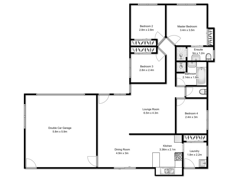 12 Sturt Street, Morayfield QLD 4506 Floorplan