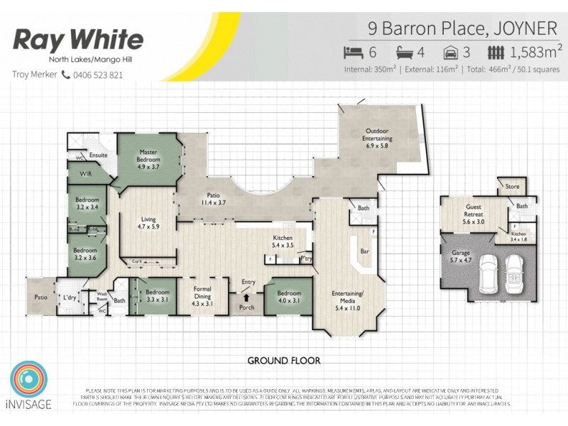 9 Barron Place, Joyner QLD 4500 Floorplan
