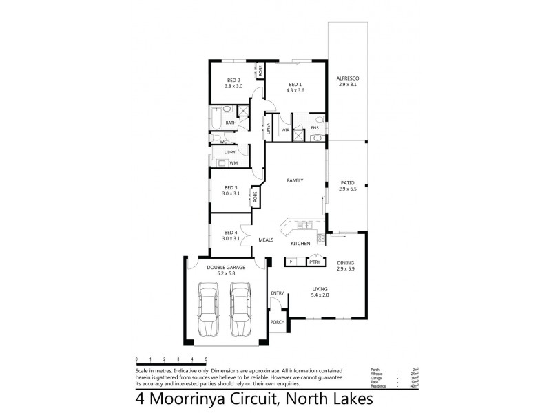 4 Moorrinya Circuit, North Lakes QLD 4509 Floorplan