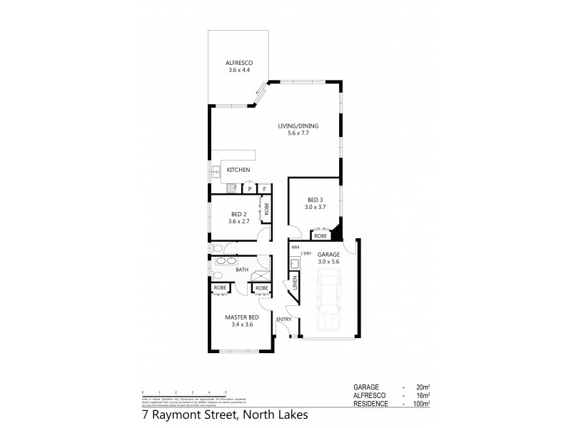 7 Raymont Street, North Lakes QLD 4509 Floorplan