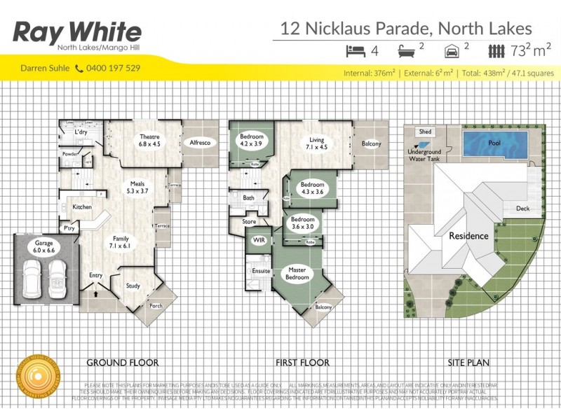 12 Nicklaus Parade, North Lakes QLD 4509 Floorplan