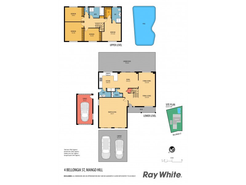 4 Bellongia Street, Mango Hill QLD 4509 Floorplan