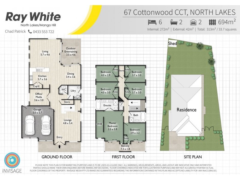 67 Cottonwood Circuit, North Lakes QLD 4509 Floorplan