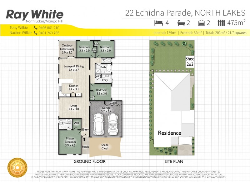 22 Echidna Parade, North Lakes QLD 4509 Floorplan