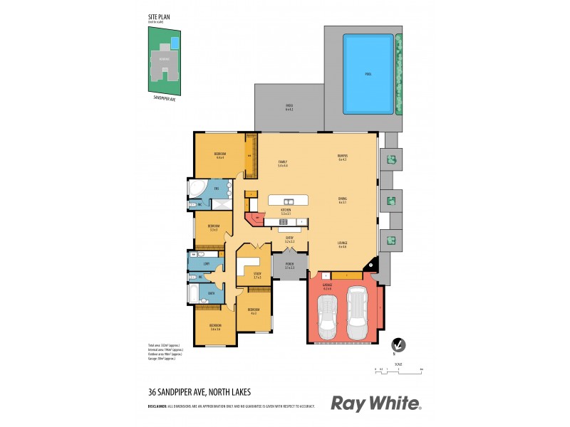 36 Sandpiper Avenue, North Lakes QLD 4509 Floorplan