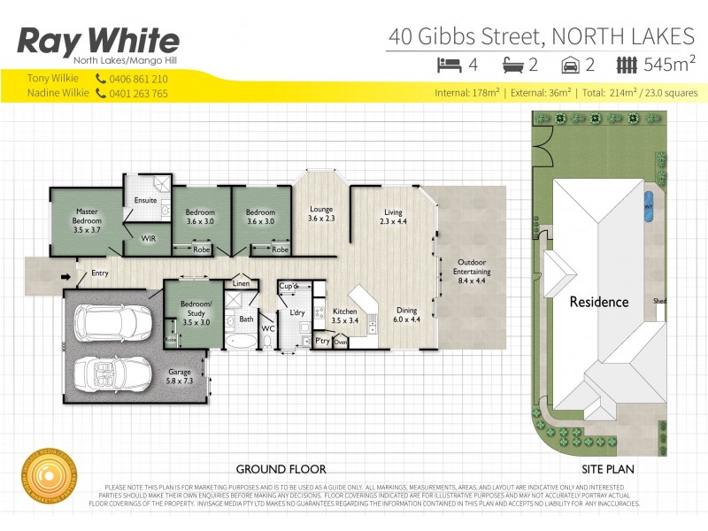 40 Gibbs Street, North Lakes QLD 4509 Floorplan