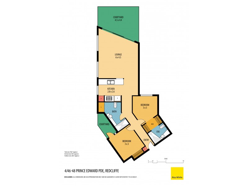 4/46-48 Prince Edward Parade, Redcliffe QLD 4020 Floorplan
