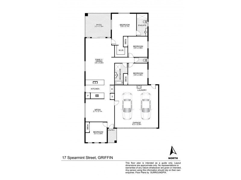 17 Spearmint Street, Griffin QLD 4503 Floorplan