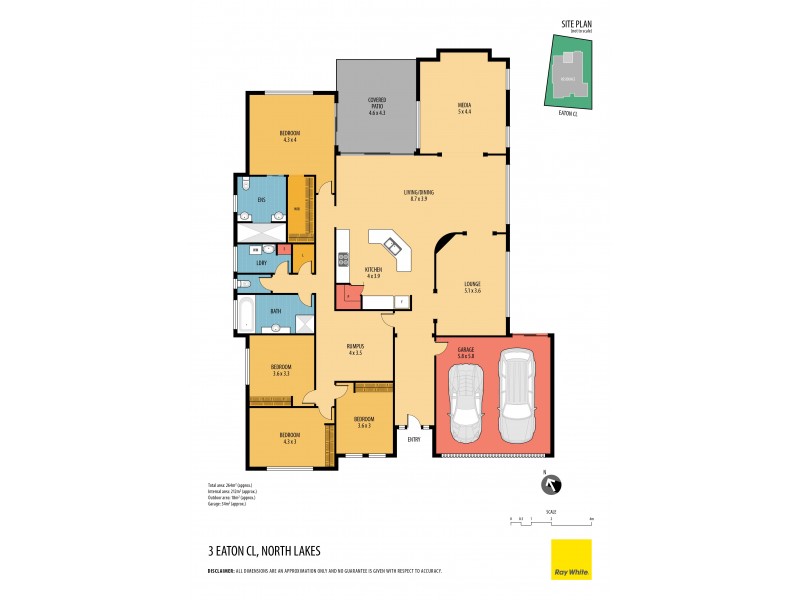 3 Eaton Close, North Lakes QLD 4509 Floorplan