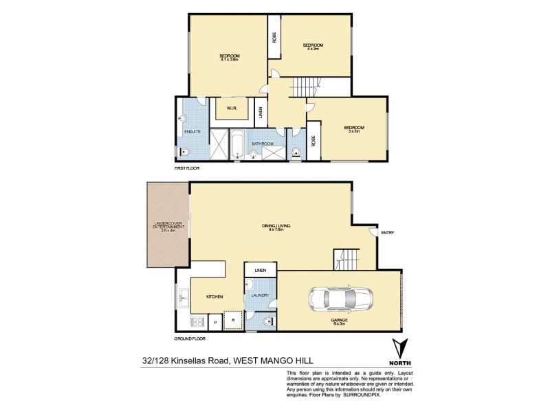 32/128 Kinsellas Road West, Mango Hill QLD 4509 Floorplan