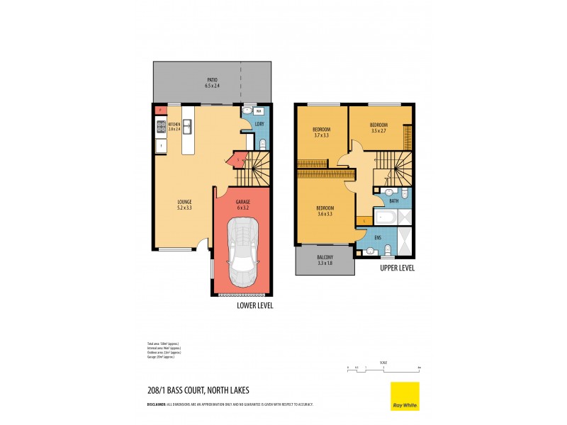 208/1 Bass Court, North Lakes QLD 4509 Floorplan