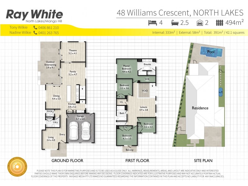 48 Williams Crescent, North Lakes QLD 4509 Floorplan