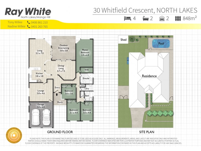 30 Whitfield Crescent, North Lakes QLD 4509 Floorplan