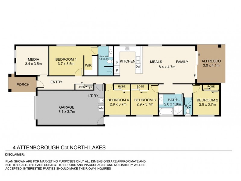 4 Attenborough Circuit, North Lakes QLD 4509 Floorplan