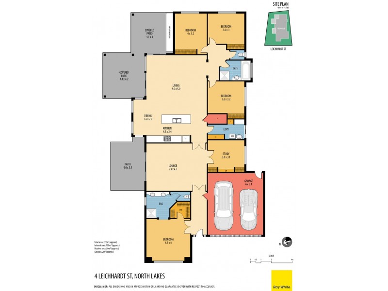 4 Leichhardt Street, North Lakes QLD 4509 Floorplan