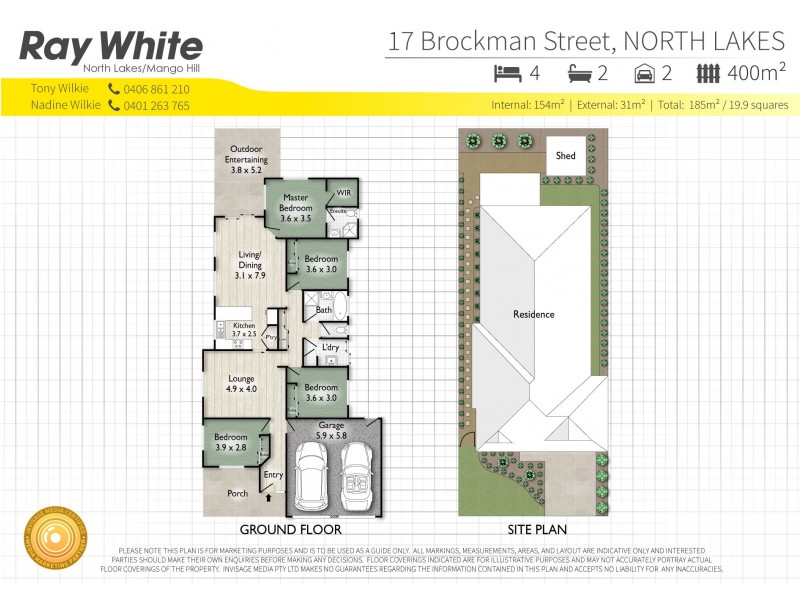 17 Brockman Street, North Lakes QLD 4509 Floorplan