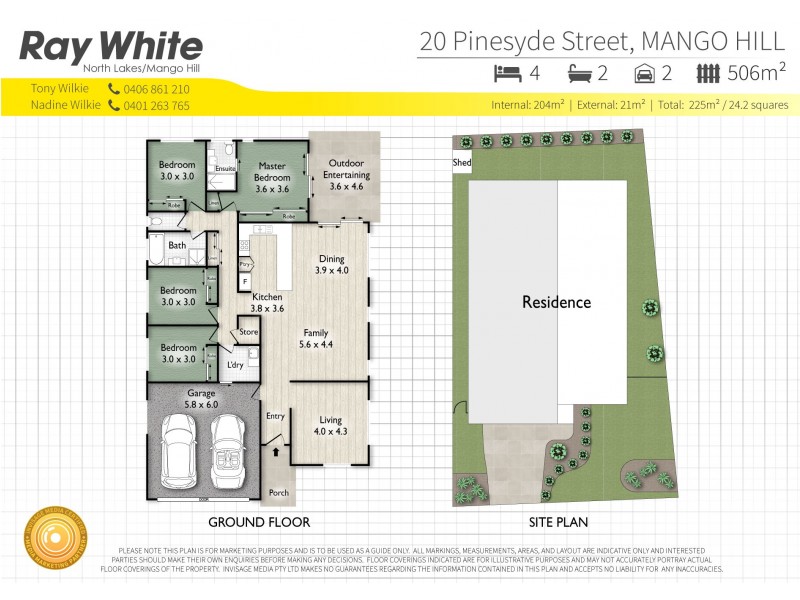 20 Pinesyde Street, Mango Hill QLD 4509 Floorplan