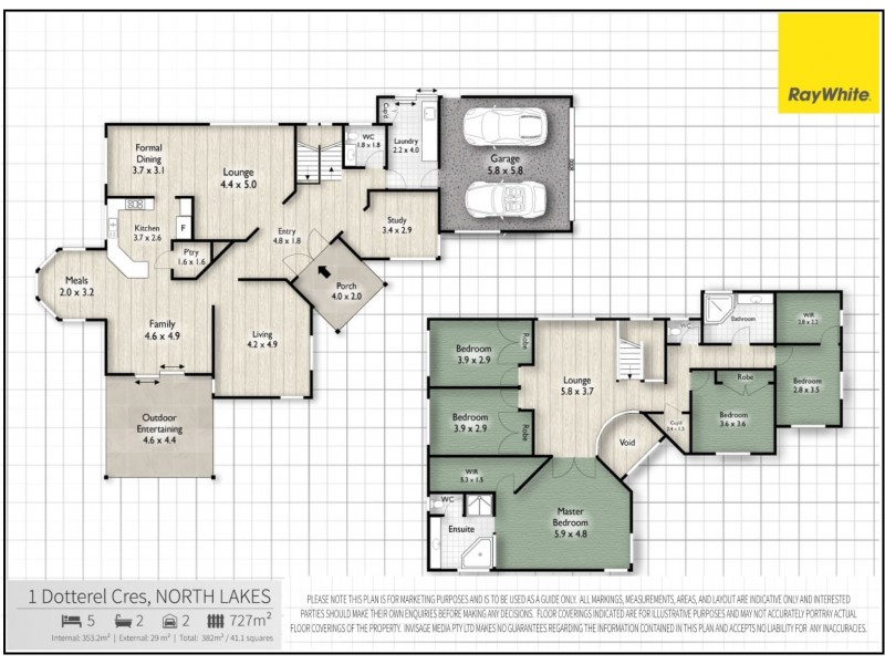 1 Dotterel Crescent, North Lakes QLD 4509 Floorplan