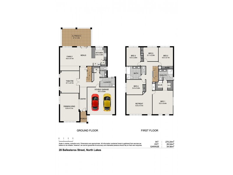 28 Ballesteros Street, North Lakes QLD 4509 Floorplan