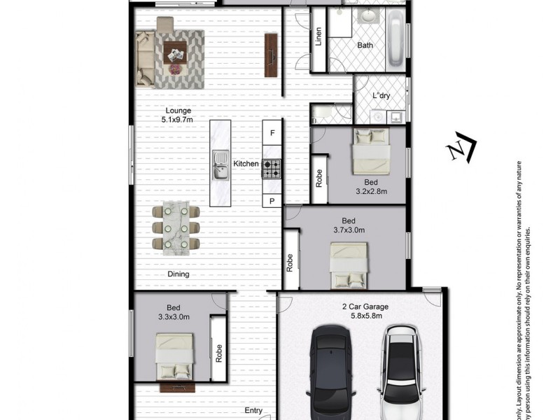 131 Mackintosh Drive, North Lakes QLD 4509 Floorplan