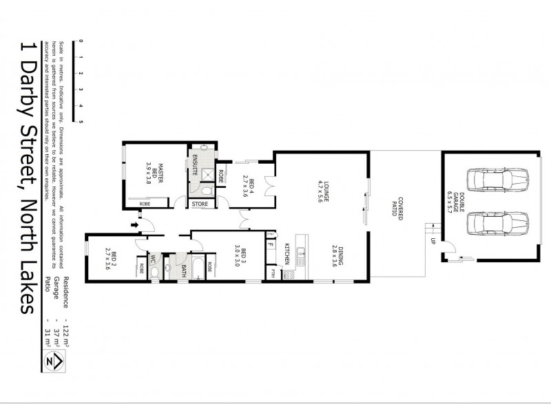 1 Darby Street, North Lakes QLD 4509 Floorplan