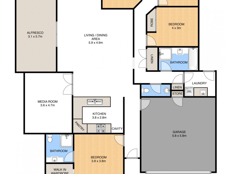 65 Augusta Parade, North Lakes QLD 4509 Floorplan