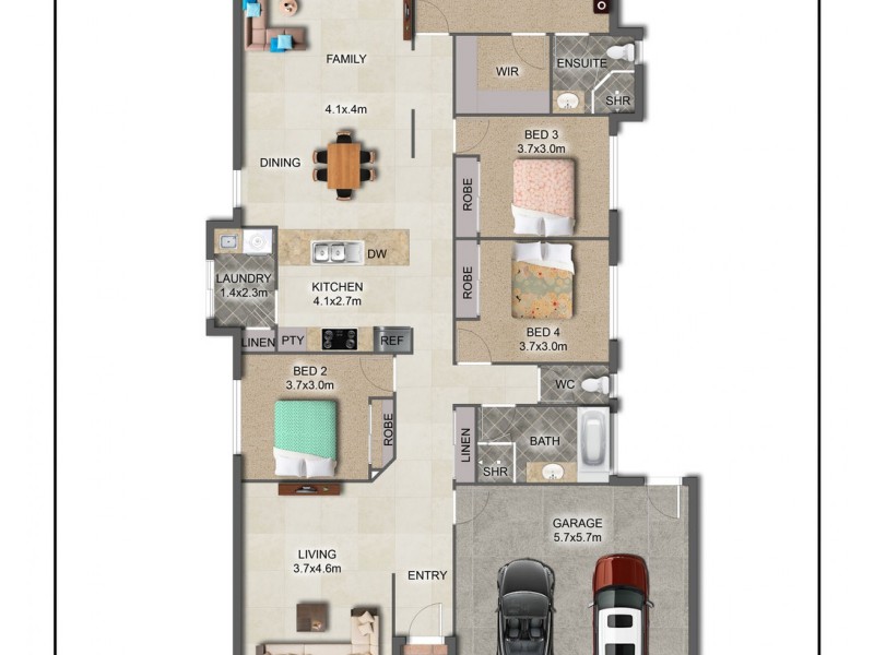 14 Bangalow Street, Morayfield QLD 4506 Floorplan