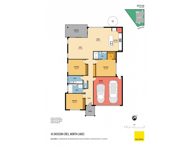 45 Dickson Crescent, North Lakes QLD 4509 Floorplan