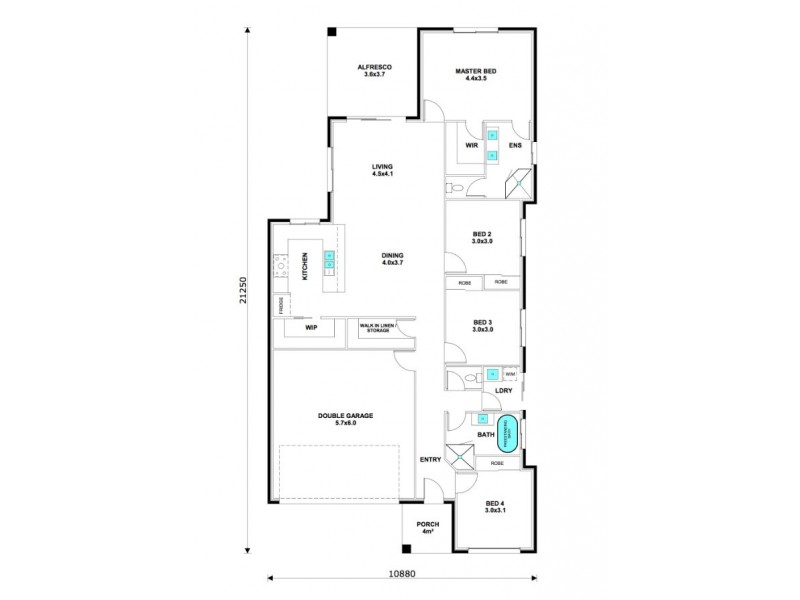 30 Derwent Street, Burpengary QLD 4505 Floorplan