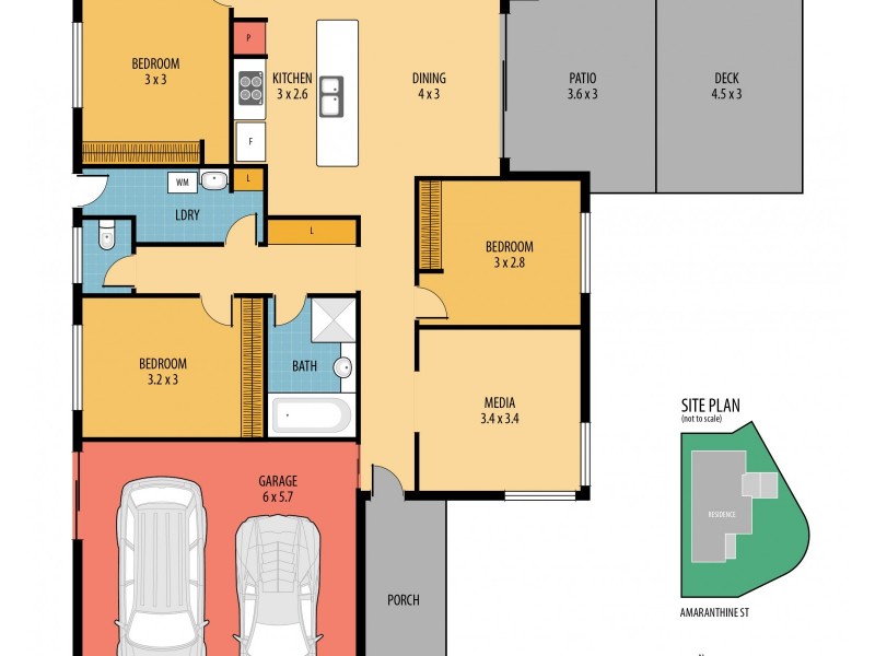 2 Amaranthine Street, Mango Hill QLD 4509 Floorplan