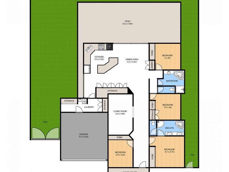 7 Petermann Drive, North Lakes QLD 4509 Floorplan