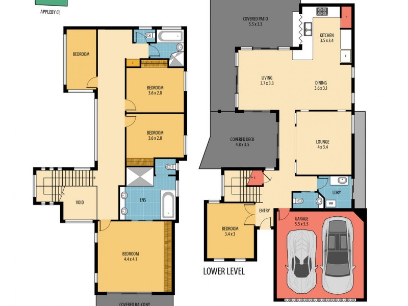 3 Appleby Close, North Lakes QLD 4509 Floorplan
