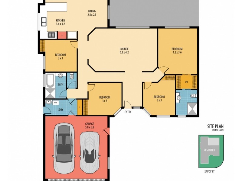 1 Savoy Street, Bald Hills QLD 4036 Floorplan