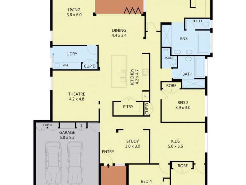 3 Sarabah Street, North Lakes QLD 4509 Floorplan