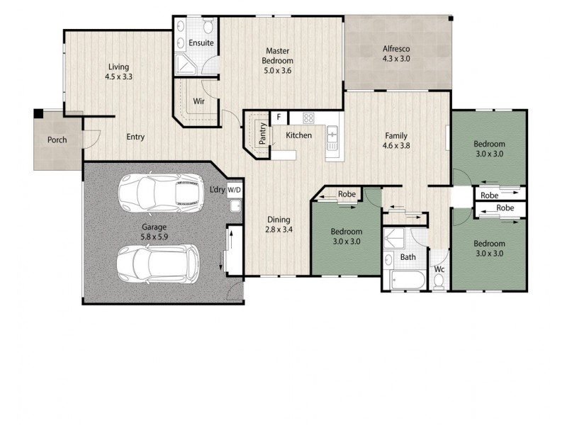 10 Warabi Crescent, North Lakes QLD 4509 Floorplan
