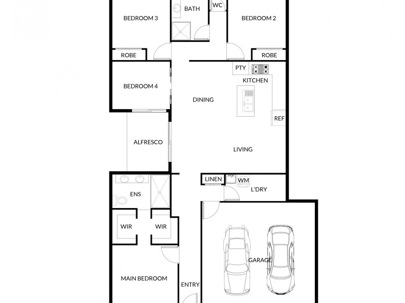 1 Crake Place, Mango Hill QLD 4509 Floorplan