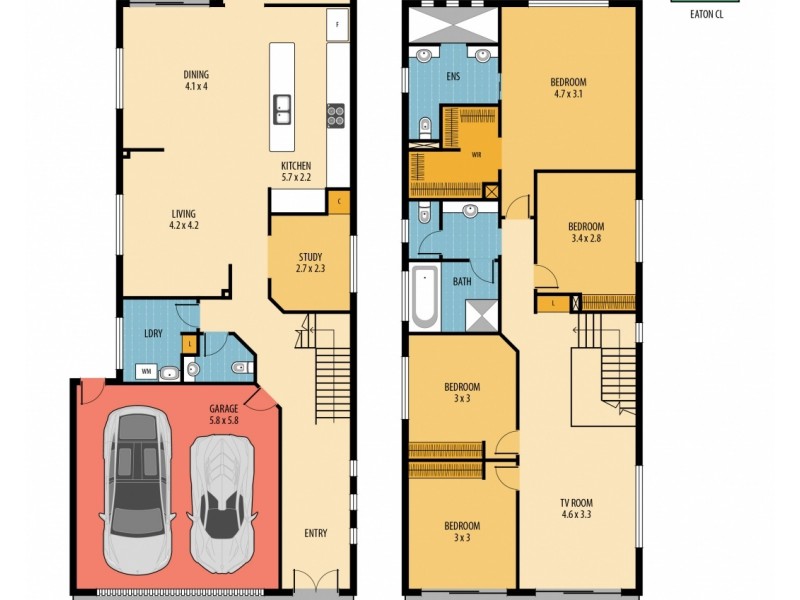 5 Eaton Close, North Lakes QLD 4509 Floorplan