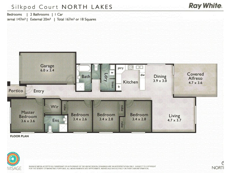9 Silkpod Court, North Lakes QLD 4509 Floorplan