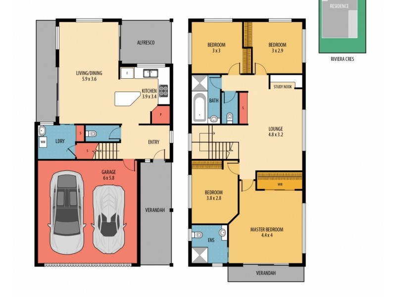4 Riviera Crescent, North Lakes QLD 4509 Floorplan
