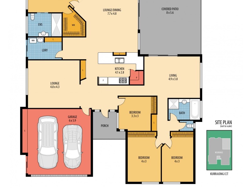27 Kurrajong Circuit, North Lakes QLD 4509 Floorplan