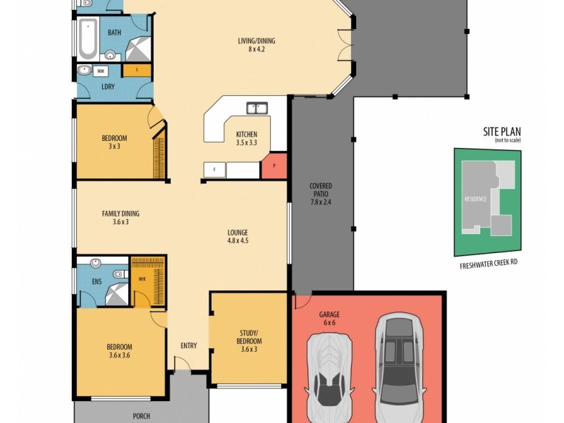 76 Freshwater Creek Road, Mango Hill QLD 4509 Floorplan