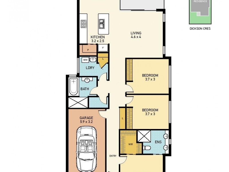 34 Dickson Crescent, North Lakes QLD 4509 Floorplan