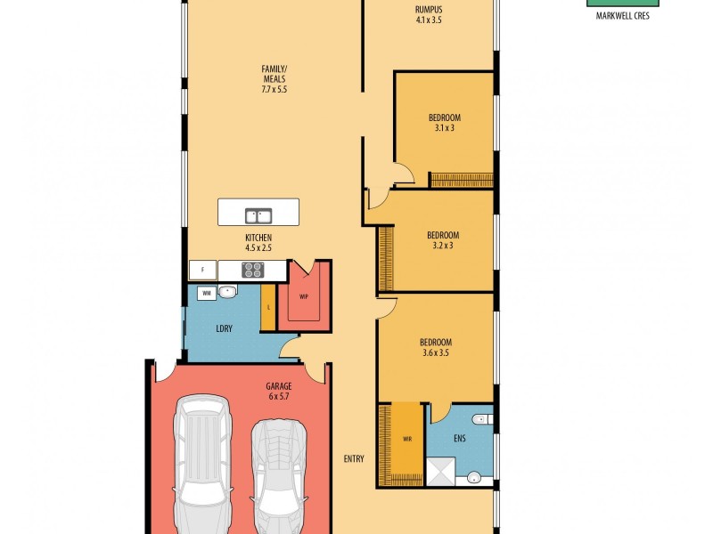 5 Markwell Crescent, Mango Hill QLD 4509 Floorplan