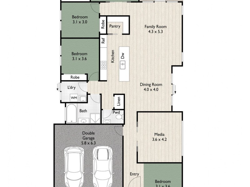 3 Imperial Crescent, Narangba QLD 4504 Floorplan