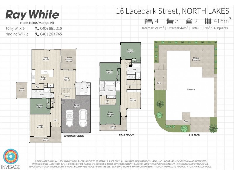 16 Lacebark Street, North Lakes QLD 4509 Floorplan