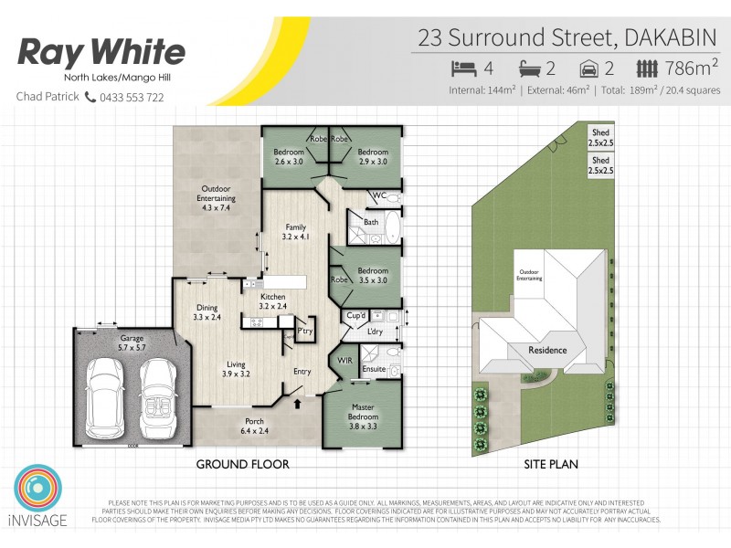 23 Surround Street, Dakabin QLD 4503 Floorplan