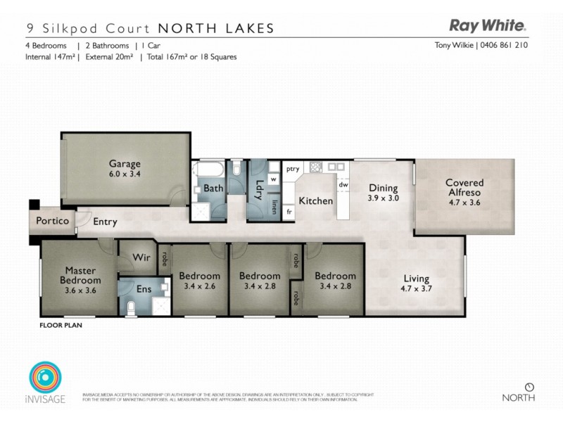 9 Silkpod Court, North Lakes QLD 4509 Floorplan