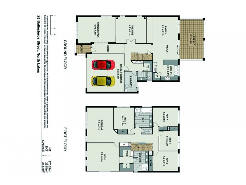 28 Ballesteros Street, North Lakes QLD 4509 Floorplan